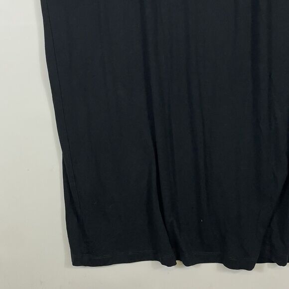 Chico's Black Sleeveless Front Cross Maxi Jersey Sheath Dress Womens 0 Small 4 - Picture 3 of 5